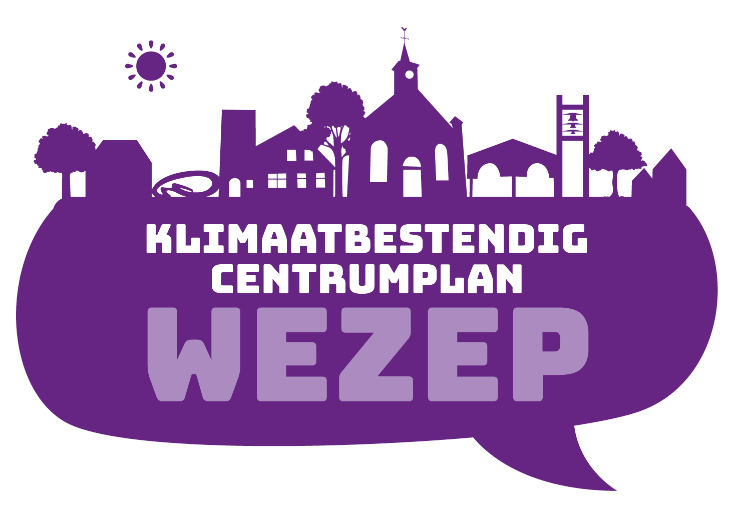 Logo Klimaatbestendig centrumplan Wezep