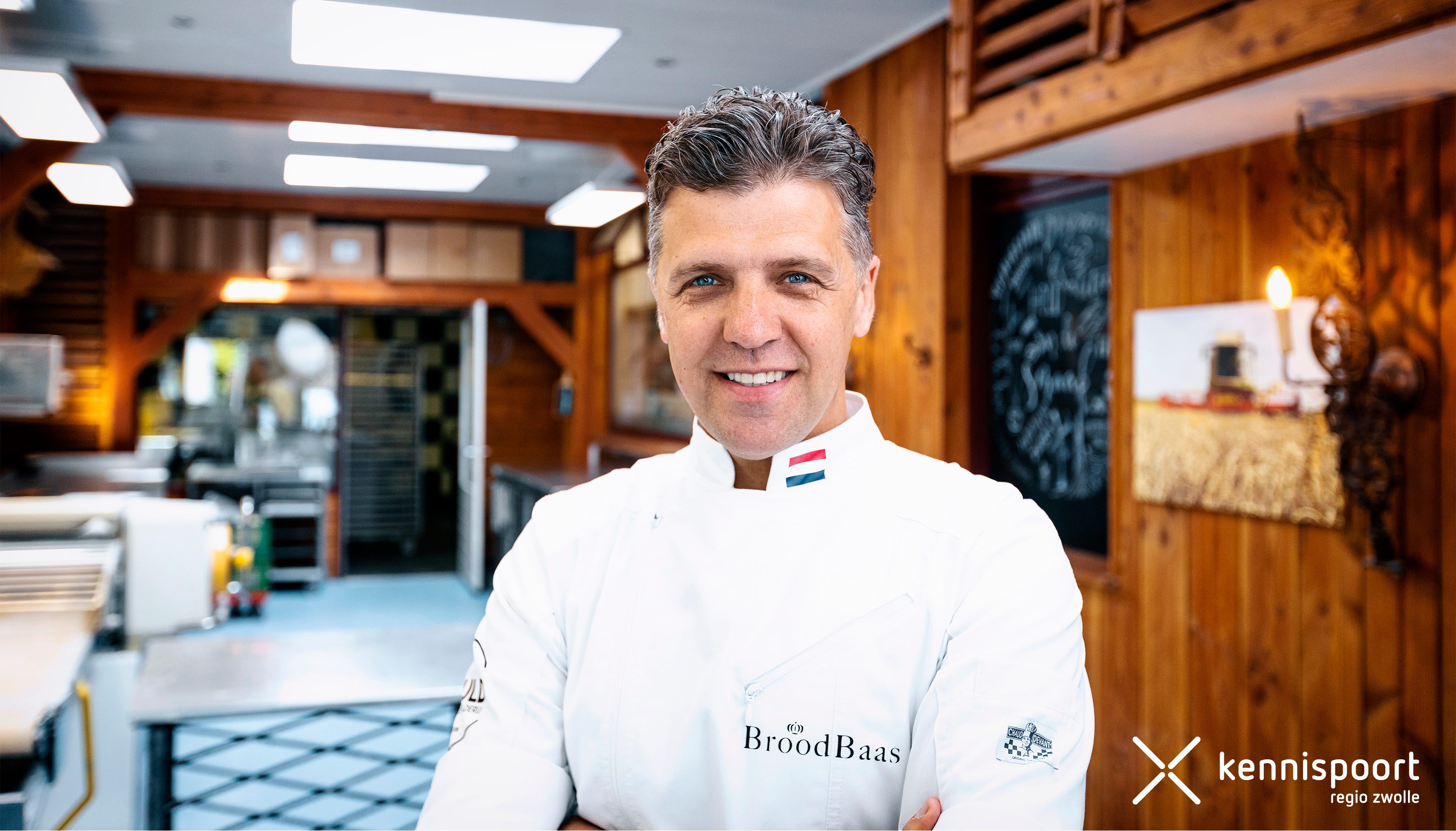 Jan-Aart Schuld in zijn bakkerij
