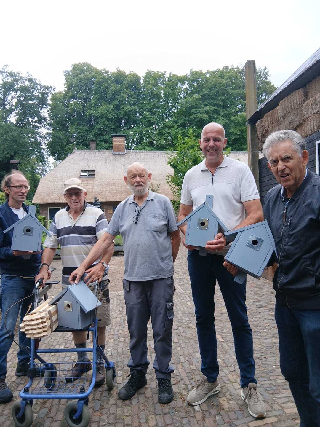 Vogelhuisjes voor Knipscheer Infrastructuur