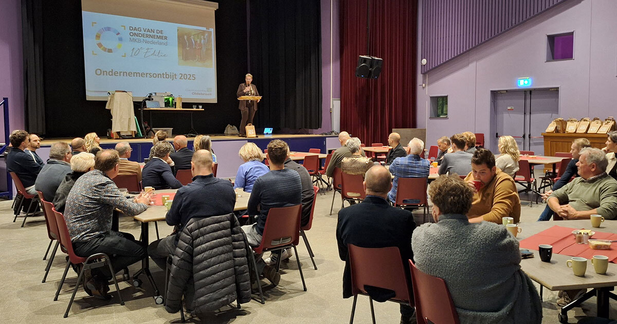 Ondernemersontbijt 2025 Oldebroek in De Talter