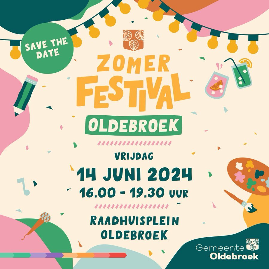 Zomerfestival gemeente Oldebroek 2024 aankondiging