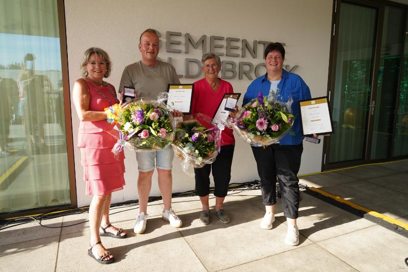 Oldebroeker erepenning - groepsfoto